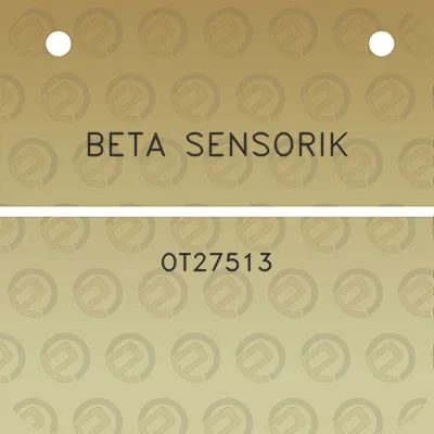 beta-sensorik-ot27513