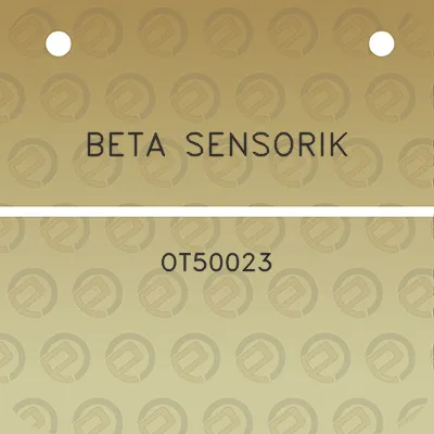 beta-sensorik-ot50023