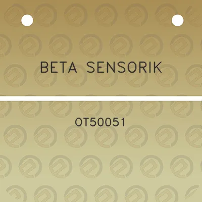 beta-sensorik-ot50051