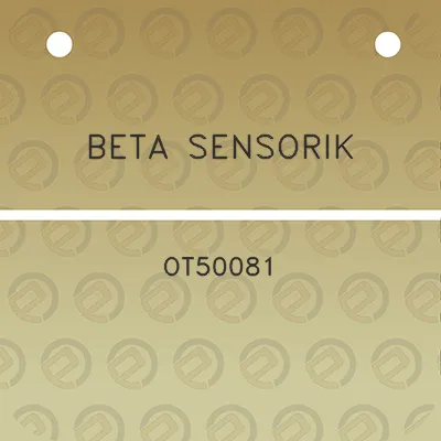 beta-sensorik-ot50081