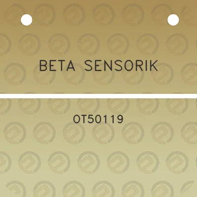 beta-sensorik-ot50119