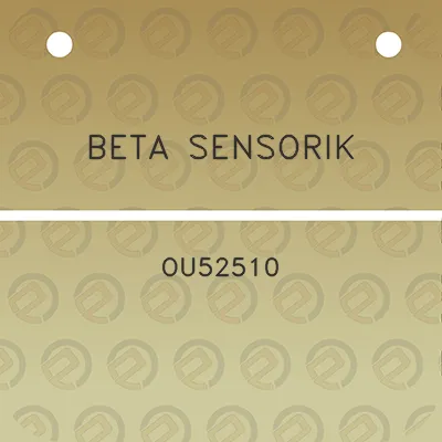 beta-sensorik-ou52510