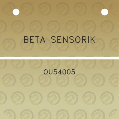 beta-sensorik-ou54005