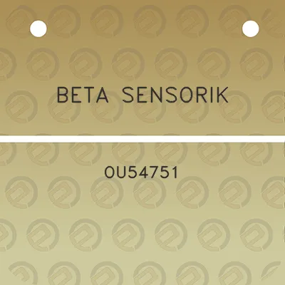 beta-sensorik-ou54751