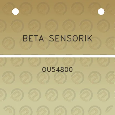 beta-sensorik-ou54800