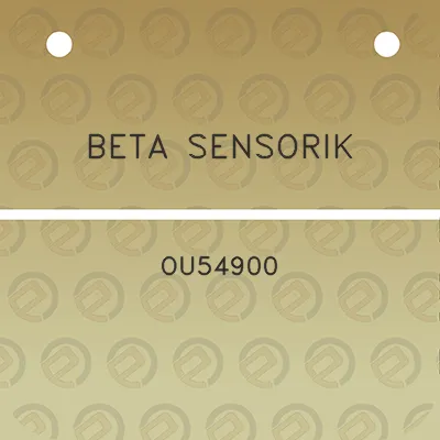 beta-sensorik-ou54900