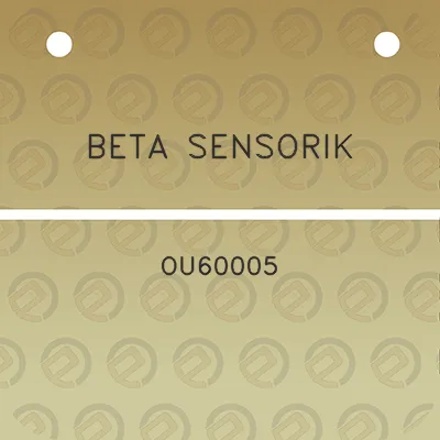 beta-sensorik-ou60005