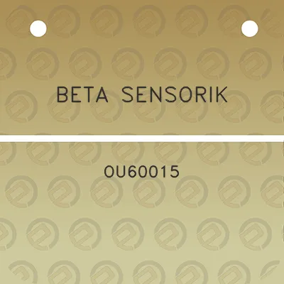 beta-sensorik-ou60015