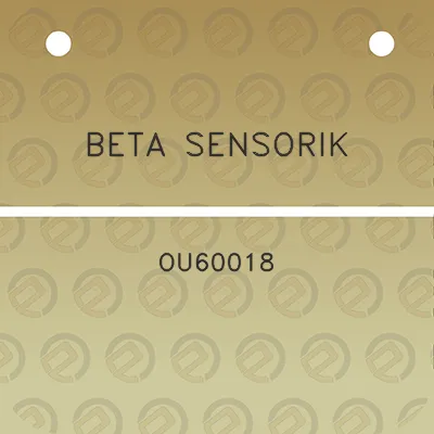 beta-sensorik-ou60018