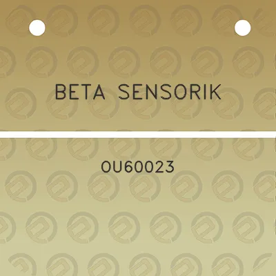 beta-sensorik-ou60023