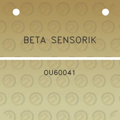 beta-sensorik-ou60041