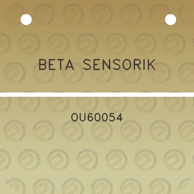 beta-sensorik-ou60054