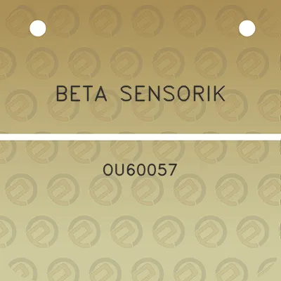 beta-sensorik-ou60057