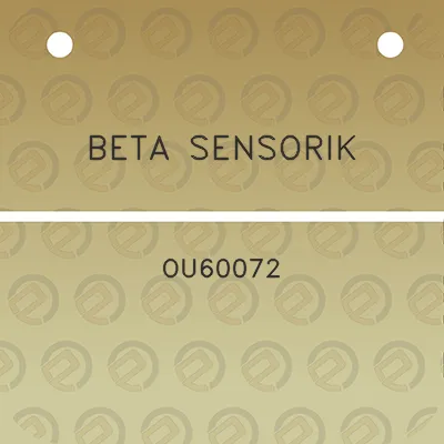 beta-sensorik-ou60072