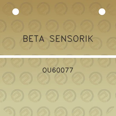 beta-sensorik-ou60077