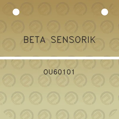 beta-sensorik-ou60101