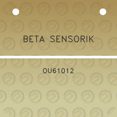 beta-sensorik-ou61012