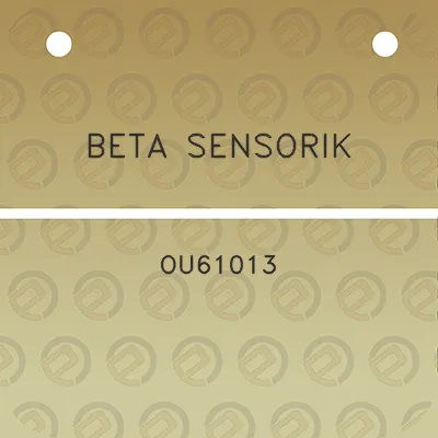 beta-sensorik-ou61013