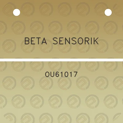 beta-sensorik-ou61017