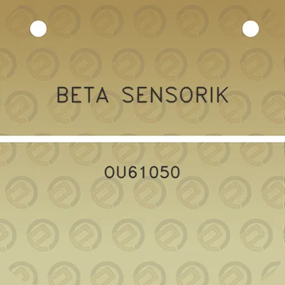 beta-sensorik-ou61050