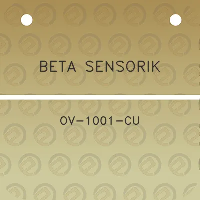 beta-sensorik-ov-1001-cu