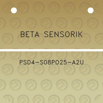 beta-sensorik-psd4-s08po25-a2u