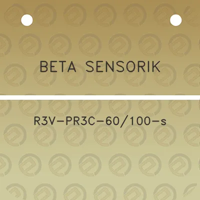 beta-sensorik-r3v-pr3c-60100-s