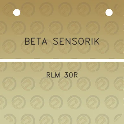 beta-sensorik-rlm-30r