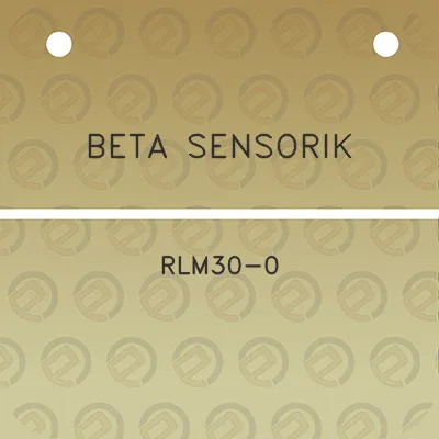 beta-sensorik-rlm30-0