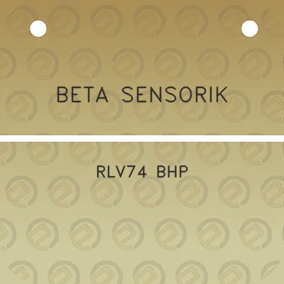 beta-sensorik-rlv74-bhp