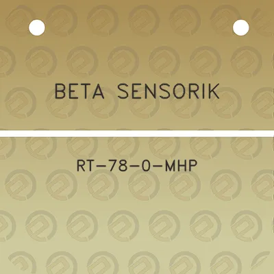 beta-sensorik-rt-78-0-mhp