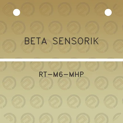 beta-sensorik-rt-m6-mhp