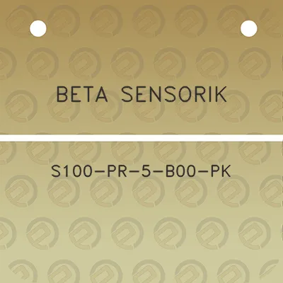 beta-sensorik-s100-pr-5-b00-pk