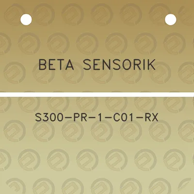 beta-sensorik-s300-pr-1-c01-rx