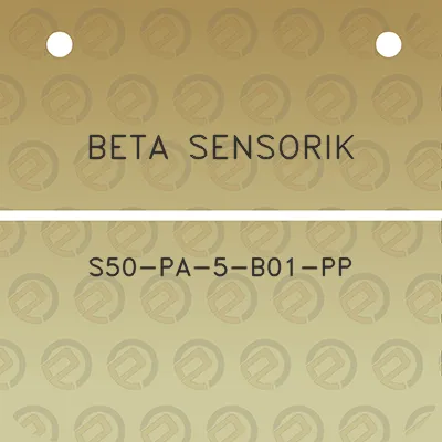 beta-sensorik-s50-pa-5-b01-pp