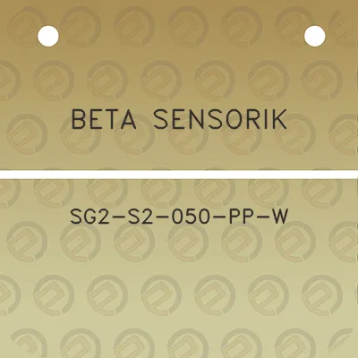 beta-sensorik-sg2-s2-050-pp-w