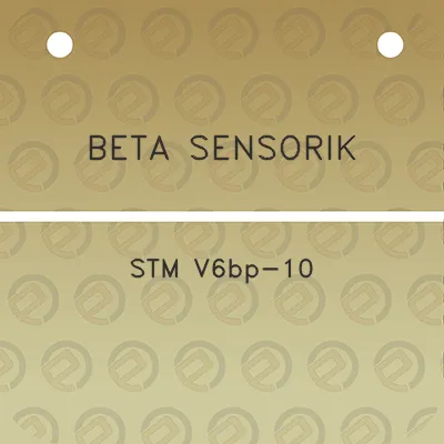 beta-sensorik-stm-v6bp-10