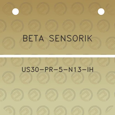 beta-sensorik-us30-pr-5-n13-ih