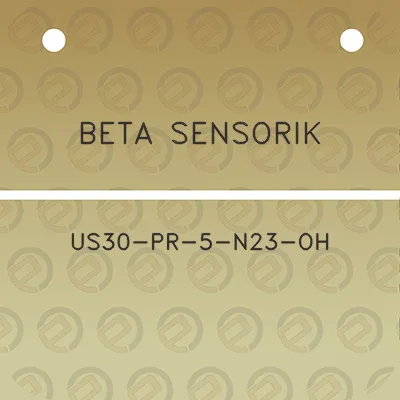 beta-sensorik-us30-pr-5-n23-oh