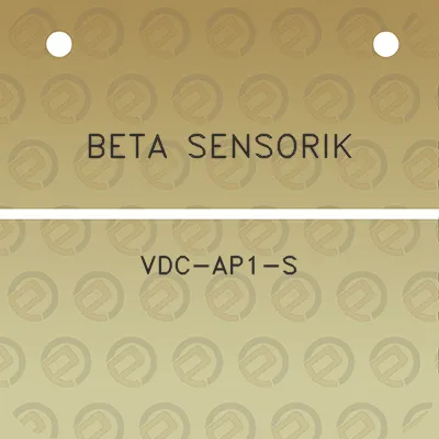 beta-sensorik-vdc-ap1-s