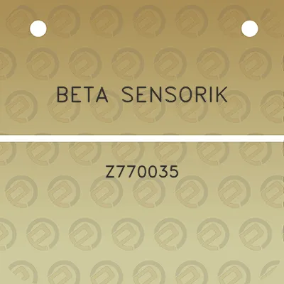 beta-sensorik-z770035