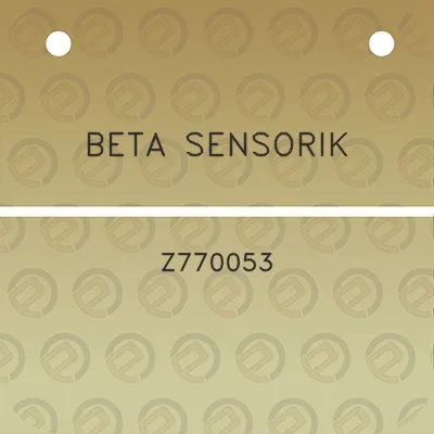 beta-sensorik-z770053