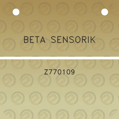 beta-sensorik-z770109