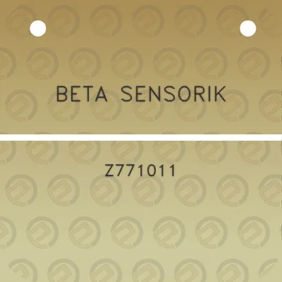 beta-sensorik-z771011