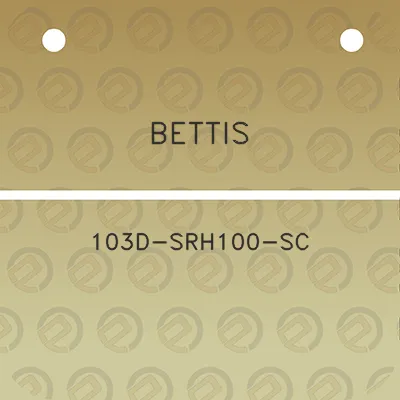 bettis-103d-srh100-sc