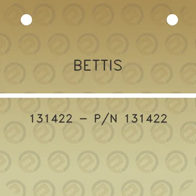 bettis-131422-pn-131422