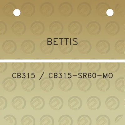 bettis-cb315-cb315-sr60-mo