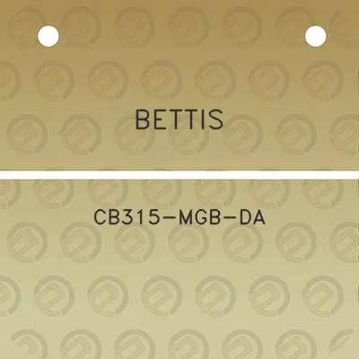 bettis-cb315-mgb-da