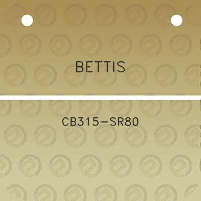 bettis-cb315-sr80