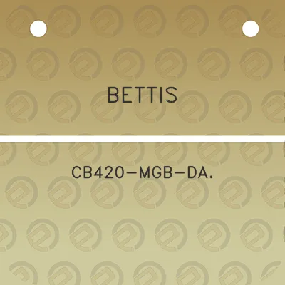 bettis-cb420-mgb-da